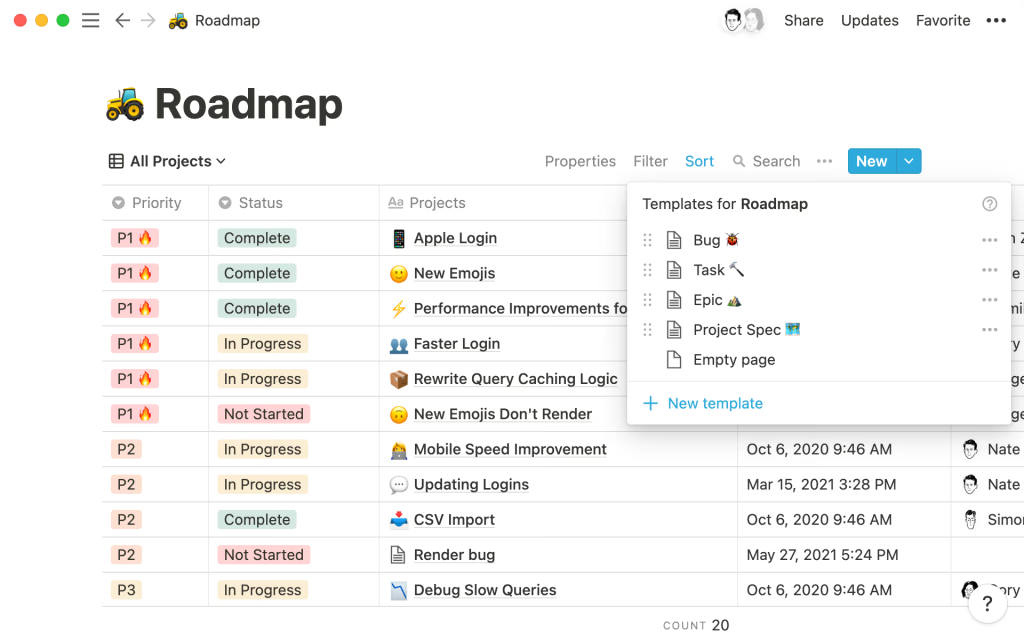 出典：Using database templates to help cement your team’s process