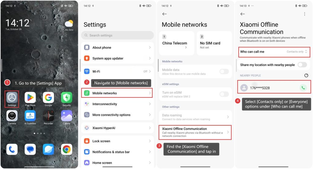 Xiaomi オフラインコミュニケーション 常見問題