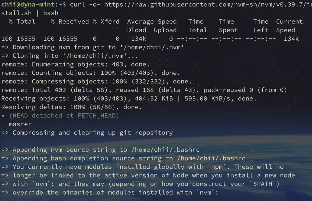2.1. NVMのインストール