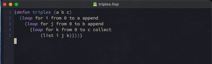 1. Loopのオートインデントが深い？