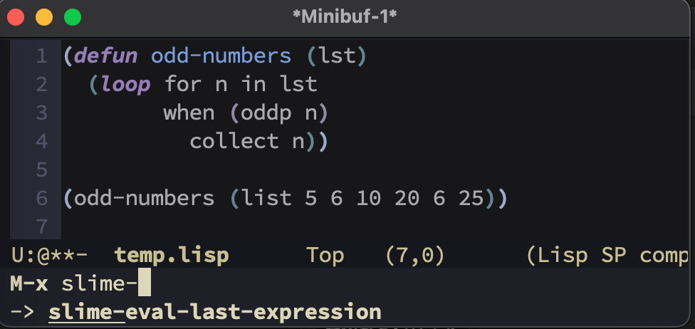 2. slime-eaval-last-expression（C-x C-u）
